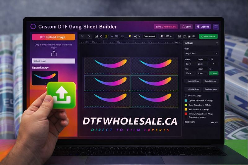 Custom DTF Gang Sheet Builder