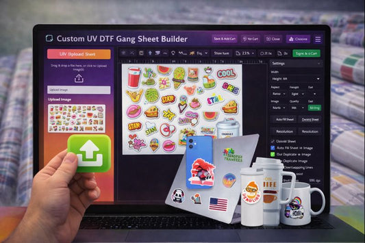 Custom UV DTF Gang Sheet Builder
